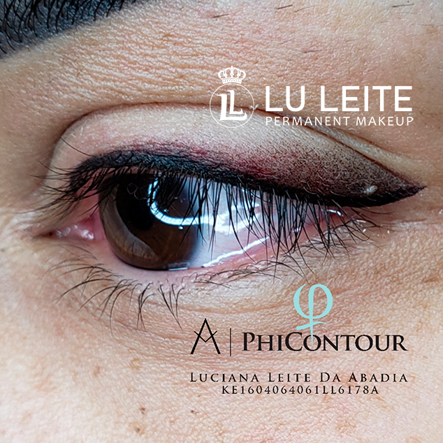 Micropigmentação eyeliner clássico combinado com softliner